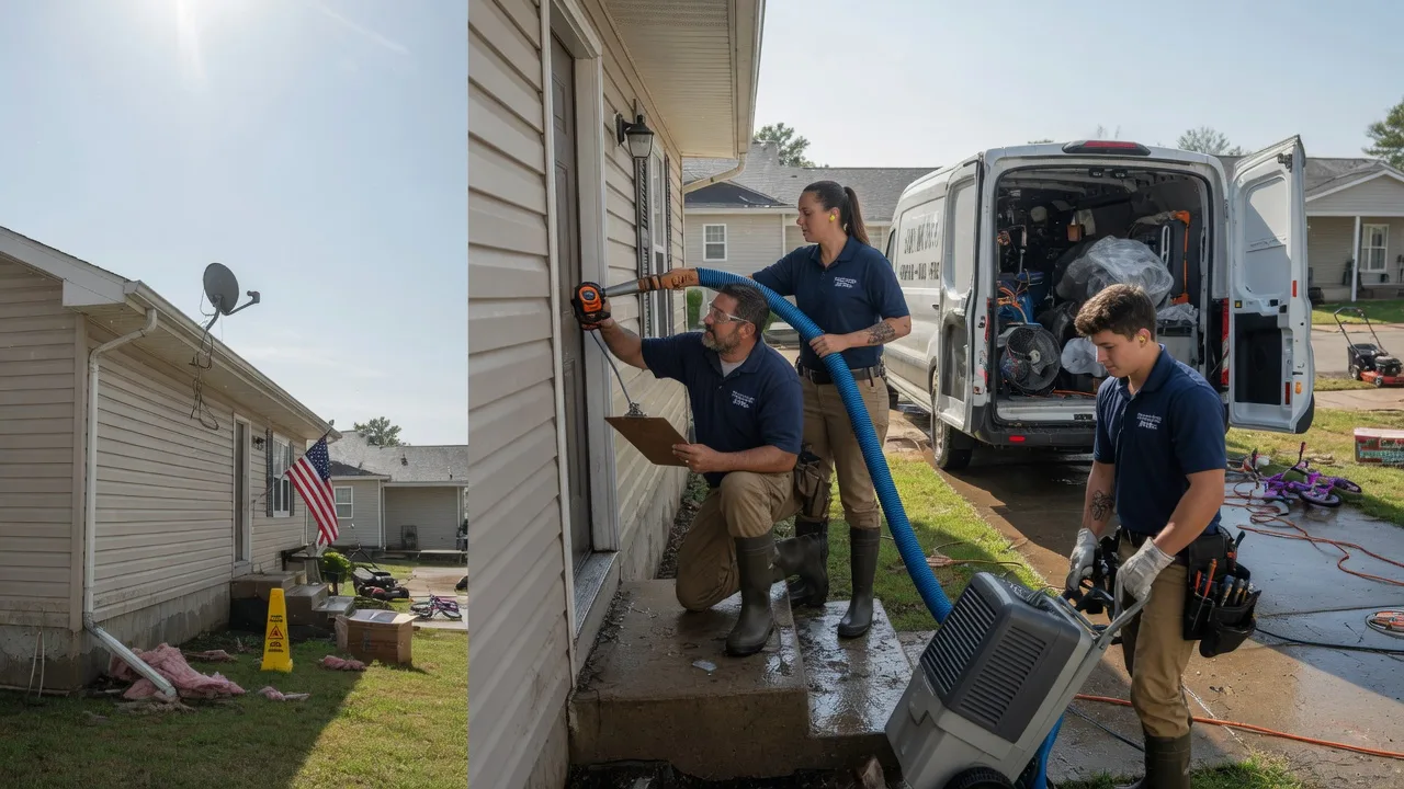 Ceiling Water Damage Restoration in Crooksville, OH near me